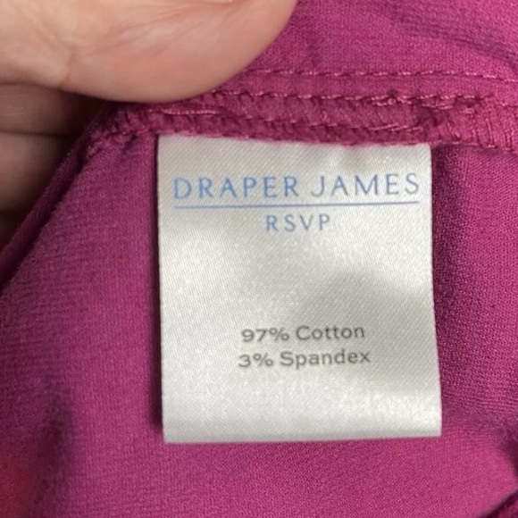 DRAPER JAMES RSVP Long Sleeve Corduroy Raspberry Magenta Dress-Size 2X - Picture 9 of 9